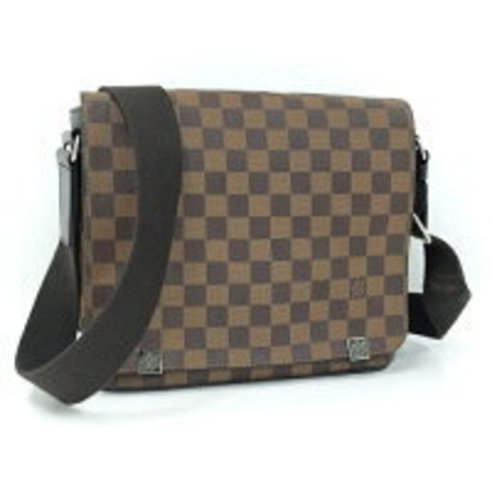 LOUIS VUITTON District NM Shoulder Bag Damier Ebene